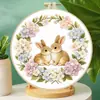 Kit de Bordado Gato da Primavera Transfronteiriço Nórdico Ins Decoração de Sala de Estar Artesanal DIY Pintura de Parede Pendurada Fabricante Atacado