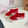Tênis casuais de lona brancos femininos de outono estilo coreano com sola grossa e visual vintage, modelo 8229