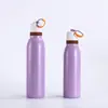 Botella Nueva Elegante de Boca Pequeña para Coche Taza Térmica de Acero Inoxidable 304 Botella de Agua Deportiva Portátil para Exteriores con Correa