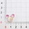 Lentejuelas Facetadas de Alto Brillo con Degradado Arcoíris Parche de Resina con Pegamento AB Pegatinas para Zapatos de Mickey Mouse Frescas y Lindas Accesorios de Pegamento Crema