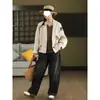 Chaqueta Vintage con Bordado Pesado para Mujer, Nuevo Estilo Primavera y Otoño 2025, Camisa Casual Holgada, Top Versátil Adelgazante para Mujer