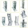 Soporte fotovoltaico conector triangular ángulo de giro ángulo de fijación base triangular de cuatro agujeros conexión recta accesorios galvanizados en caliente