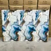 Rolo de Adesivo de Parede de Mármore Imitação Azulejo Autoadesivo Decoração de Parede para Esconder Fundo Feio da Sala de Estar Papel de Parede à Prova d'Água e à Prova de Umidade