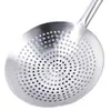 Colador Grande de Acero Inoxidable 304 Tambor Grueso para Aceite Doméstico para Chef de Frituras Pantalla Filtrante Grande de Cocina