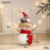 Boneco de Neve de Natal de Pernas Longas Novo de Natal Transfronteiriço Decoração de Atmosfera Janela Decoração de Árvore de Natal em estoque