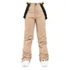 Pantalones de Esquí Impermeables y a Prueba de Viento para Hombres y Mujeres, Snowboard y Esquí, Engrosados y Cálidos, Pantalones Largos Elásticos Desmontables para Exteriores al por Mayor para Hombres