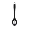 Colher de silicone tudo-em-um transfronteiriça, colher de cozinha de silicone de grau alimentício, colher coadeira de cozinha, colher para misturar salada