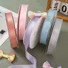 Cinta de Color Sólido de Borde Ondulado de 2.5 cm de Alto para Caja de Regalo Lazo Decoración Floral de Gama Alta Regalo