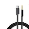 Cabo de áudio AUX transfronteiriço 3,5 mm para fone de ouvido Apple, conversor de cabeça para audição ao vivo de músicas, conversor de áudio para carro