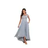 Amazon Vestido de Noche Comercio Exterior Europeo y Americano Nuevo Elegante Delgado Vestido Fiesta Fiesta Banquete Vestido Largo