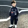 Conjunto casual de dos piezas para niños de primavera y otoño Estilo de celebridad de internet Moderno Nuevo Otoño 2026 Niños pequeños Bebé Deportivo