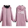 Mono nuevo de estilo extranjero con forro polar, ropa exterior para mujer, delantal para cocina, impermeable, a prueba de aceite, para trabajo de catering, impresión especial