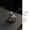 Silla mecedora de arcilla púrpura creativa para incienso, Quemador de incienso de monje pequeño estilo chino, Soporte para incienso para sala de estar, sala de té, oficina, Quemador de aromaterapia