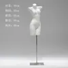 Accesorios de Modelo de Ropa Interior Torso Femenino Masculino Soportes de Exhibición de Ventana de Plástico Maniquí Apilamiento de Pecho De Zhu