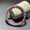 Pulseira de Contas Cilíndricas Bodhi Estrela-Lua, Pedra de Jade Polida a Seco de Círculo Único Olho de Diabo, Pulseira Yinpi para Homens e Mulheres, Estilo Étnico