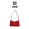 2026 Nova Bolsa Feminina de Ombro Único com Textura Simples de Alta Qualidade para Axila Moda Casual para o Dia a Dia Bolsa Transversal
