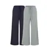 Conjunto de tres piezas para mujer estilo coreano: cárdigan casual de manga larga + top de tirantes + pantalones casuales con cordón, atuendo puro y seductor para otoño