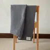 Categoría A Toalla de hilo arrugado 100% algodón estilo japonés color liso toalla cuadrada para bebé y niños toalla de cara Toalla de baño súper suave absorbente