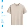 Camiseta de Trabalho de Alta Qualidade Gola Redonda Personalizada Soltinha para Casal Manga Curta Corporativa Unissex Camisa Cultural com Bordado Impressão Aérea Dupla Face