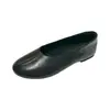 Zapatos Planos de Piel de Oveja Cristal para Mujer, Nuevo Modelo de Otoño, Piel Genuina con Forro de Terciopelo, Zapatos Cómodos de Tacón Bajo para Mujer, Talla 40