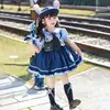 Vestido de Menina Verão 2026 Novo Estilo Crianças Coelho Policial Judy Lolita Aniversário Vestido Princesa Bufante