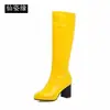 Botas mujer comercio exterior transfronterizo zapatos mujer 2022 nuevas botas mujer botas de tacón alto pero hasta la rodilla talla grande 40/48
