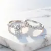Anillo de moda Tong Lin con deseos transfronterizos de Europa y América, anillo de plata esterlina s925 en oro rosa, diseño de nicho, anillo de diamantes, conjunto de anillo