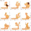 Soporte Creativo para Teléfono Móvil de Madera Maciza Personalizado Adornos Decorativos de Dibujos Animados de Animales Regalo de Cumpleaños Artefacto Perezoso para Drama en la Mesita de Noche