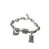 Pulsera de Ábaco de Corazón de la Fortuna Retro Estilo Francés para Mujer, Diseño Ins de Alta Gama de Nicho, Nueva Joyería de Lujo Ligero Estilo Hong Kong para Mujer