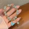 2024 Nuevo Pulsera de Imitación Jade Palomitas Mariposa Esmalte Cristal Mujeres Cuentas Hecho a Mano Cuentas en stock Venta al por Mayor