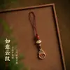Nueva Correa para Teléfono Estilo Chino Colgante para Teléfono Llavero Colgante Pequeño Colgante para Bolso Estilo Chino Sensación de Alta Gama Adornos Culturales y Creativos