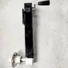Gato para Remolque Tipo Manivela Manual Vehículo Agrícola Herramienta de Campo Pata de Soporte 1 Tonelada 2T 3T Pata de Vaca Engrosada Plegable Escalera para Vehículo Tractor