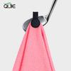 Carimbo de borracha redondo magnético toalha de golfe waffle forte toalha de esportes magnética bordado toalha de golfe impresso toalha de golfe