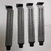 Cubierta de Polvo PCI para Tarjeta Gráfica Trasera de Gabinete de Computadora, Escudo Metálico Universal para Placa Base, Negro/Plata, 12cm, Ventilación y Disipación de Calor