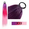 Trenzas de Hilo Plateado Trenzado para el Cabello Ez Dreadlocks Extensiones de Cola de Caballo Larga con Hilo Dorado y Plateado Trenzas de Gradiente de Colores Pelucas para Niños