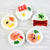 Accesorios de Resina Estilo Japonés para Teléfono Móvil Juguete de Comida de Bistec Sashimi Pegamento de Crema Materiales DIY Miniatura Adornos para Casa de Muñecas de Hot Dog