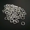 Anillos Abiertos y Anillos de Conexión de Acero Inoxidable de 0.6, 0.7, 0.8 mm Multiespecificación Accesorios para Joyería