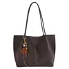 Bolsa de Mano Tejida Retro Nueva 2026 para Mujer, Gran Capacidad, Para Viajes Diarios, Hombro Único, Portátil, Casual, Simple, Bolsa de Axila