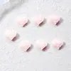 Perla de Imitación Color Macarrón Corazón Rosa Joyería para Uñas Accesorios para Uñas Portátiles Funda para Teléfono Celular Accesorios Pequeños DIY
