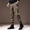 Pantalones Cargo Estilo Americano para Hombre, Marca Trendy de Primavera, Pantalones Jogger Sueltos Casuales, Diseño Elegante, Pantalones Harem con Parches de Nicho