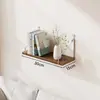 Estante de almacenamiento para pared, no requiere taladro, se puede usar como soporte para proyector y artículos varios en el dormitorio