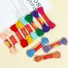 Hilo de Algodón Retorcido a Mano Estilo Xizang 10m / Pulsera de Borla Tejida a Mano con Cuentas, Cordón de Algodón No Elástico