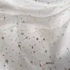 Tela de Organza Cielo Estrellado, Camisa de Seda Crepé Brillante Estampada en Caliente con Mangas Amplias, Falda Tutú, Tela para Ropa Infantil, Otros