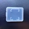 Tarjeta de Memoria TF Caja Blanca Pequeña Caja para Tarjeta SD de Cámara Caja de Almacenamiento para Tarjeta CF Caja Transparente para Doble Tarjeta/Tarjeta MS Venta al por Mayor en Stock