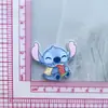 Fofo cartoon divertido Stitch patches de acrílico DIY presilhas de cabelo, broches, emblemas, ímãs de geladeira, acessórios, itens pequenos