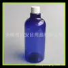 Botella de champú 500ml cuello largo botella PET azul tapa ordinaria botella Pura Rocío 500ml botella de acondicionador para el cabello Botella de loción