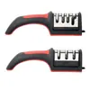 Afilador de cuchillos de mano para el hogar de desmontaje rápido, cuchillo de cocina multifuncional, piedra de afilar de cuatro etapas, tres etapas, cuatro en uno, herramienta comercial