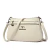 Bolso para Mujer Pu Piel Suave Bolso Cruzado de Gama Alta Gran Capacidad Bolso de Hombro Bolso para Mamá de Mediana Edad Casual para el Trabajo