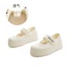 Nuevos Tenis Blancos Transpirables de Suela Gruesa para Mujer Verano 2026 Zapatos de Plataforma que Aumentan la Altura Zapatos Casuales a la Moda Zapatos Versátiles para Mujer