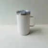 Olla deportiva de montañismo para exteriores directa de fábrica, taza térmica de doble capa 304, estilo americano, boca ancha, portátil, botella de boca pequeña portátil, real